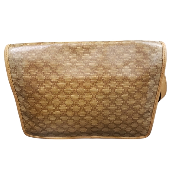 Celine Macadam Vintage Crossbody PVC Clutch Handbag Bag Purse - Picture 8 of 13